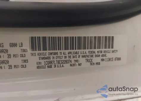 2014 Ram 1500 Big Horn from USA, damaged, VIN 1C6RR7LT8ES228374